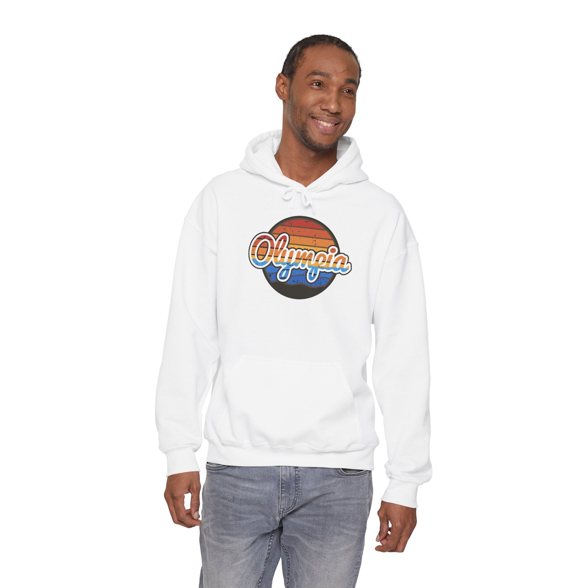 Olympia Retro Sunset Hoodie