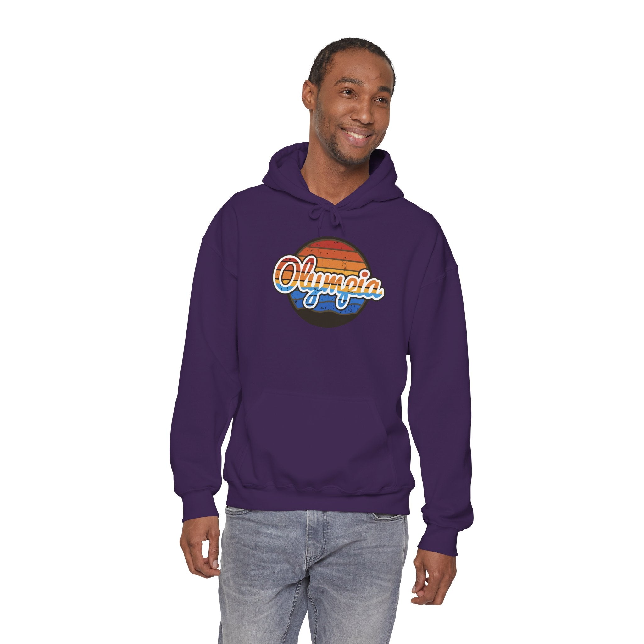 Olympia Retro Sunset Hoodie