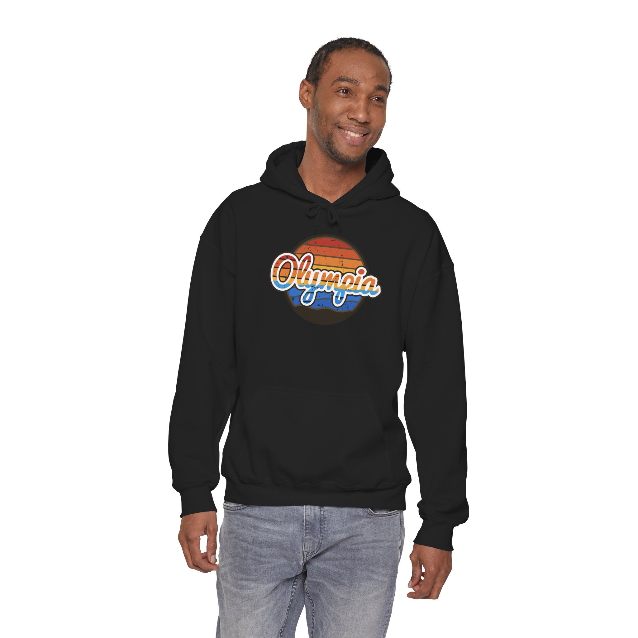 Olympia Retro Sunset Hoodie
