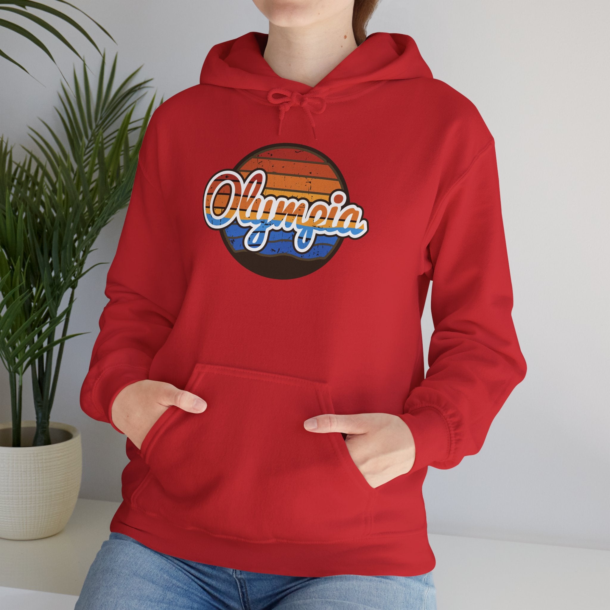 Olympia Retro Sunset Hoodie