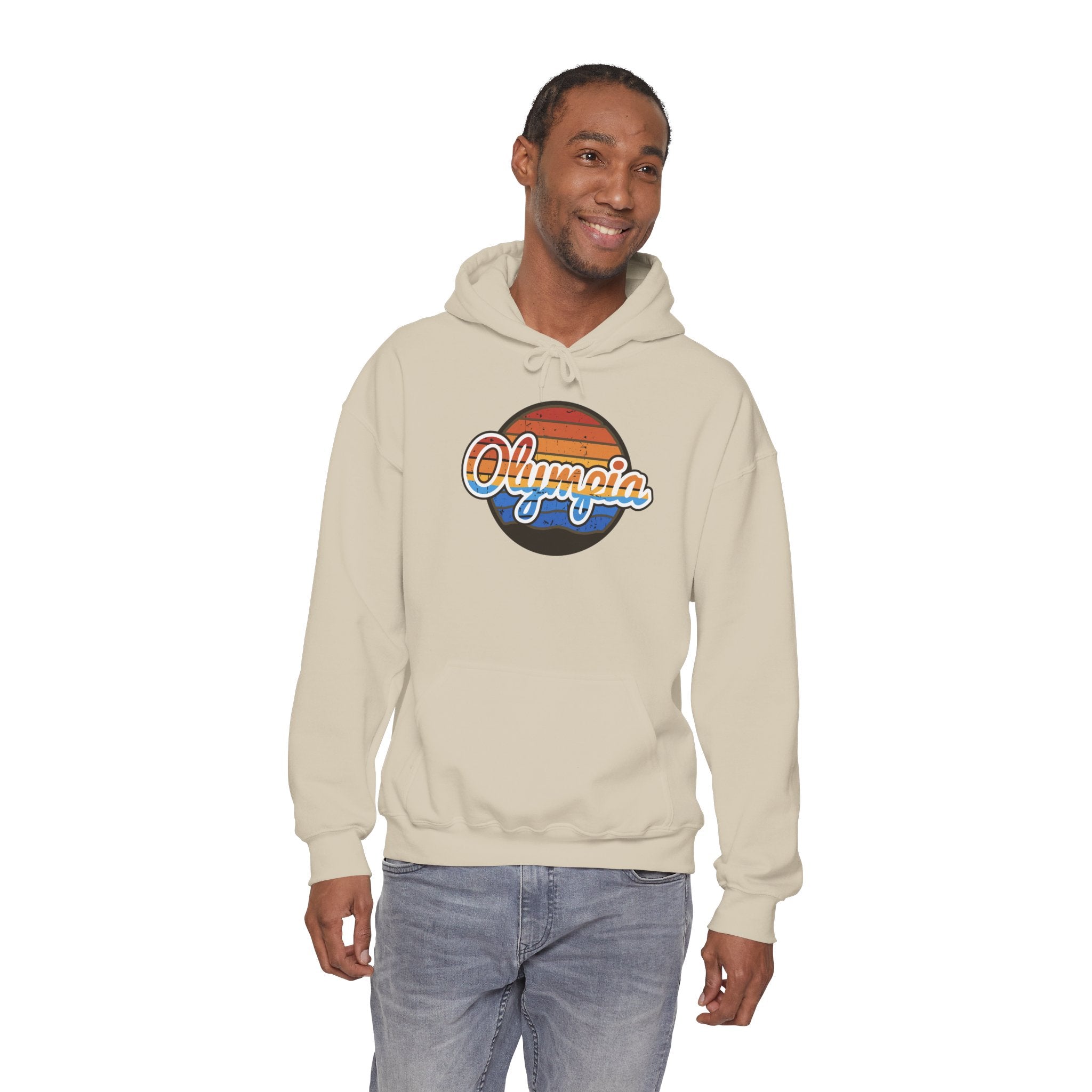 Olympia Retro Sunset Hoodie
