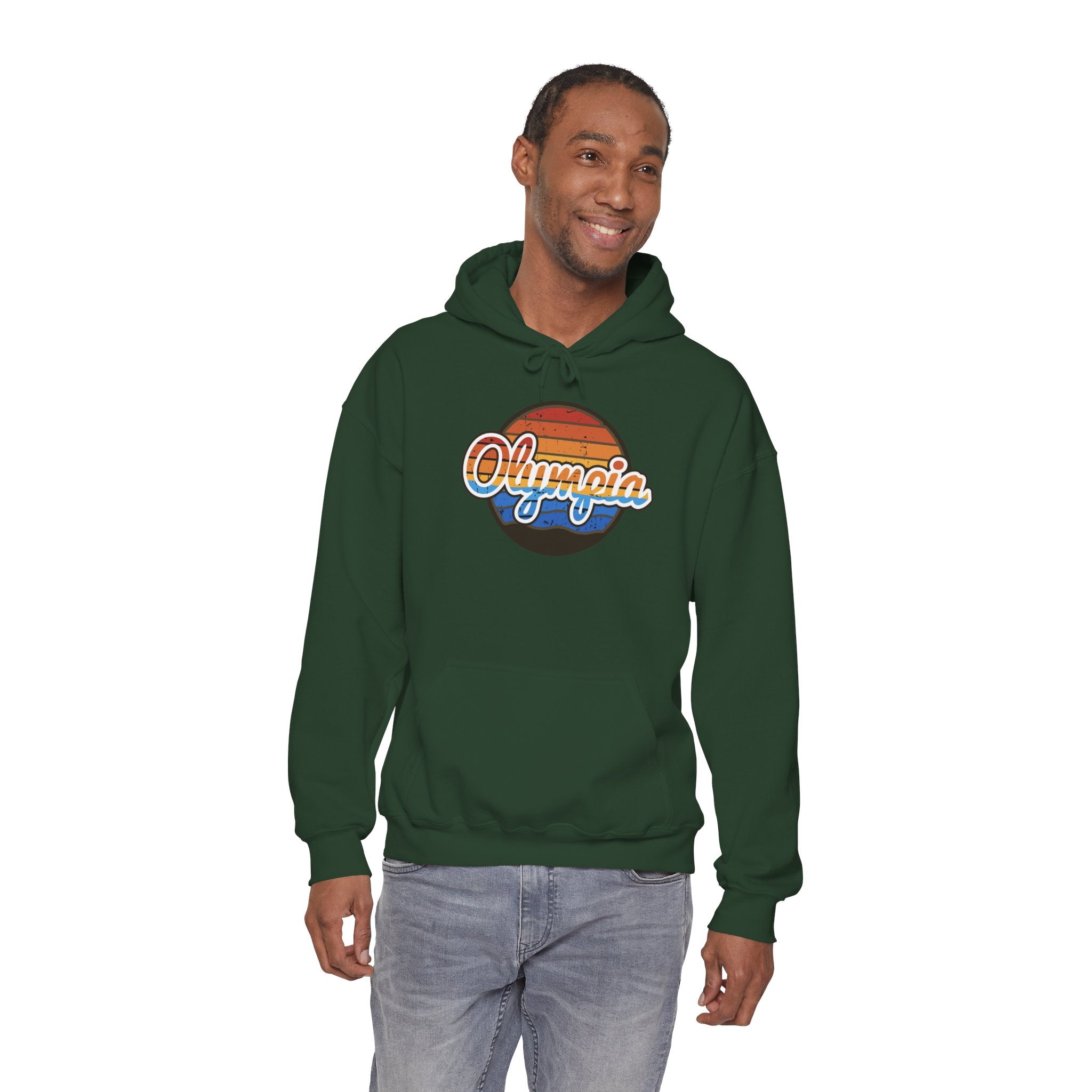 Olympia Retro Sunset Hoodie