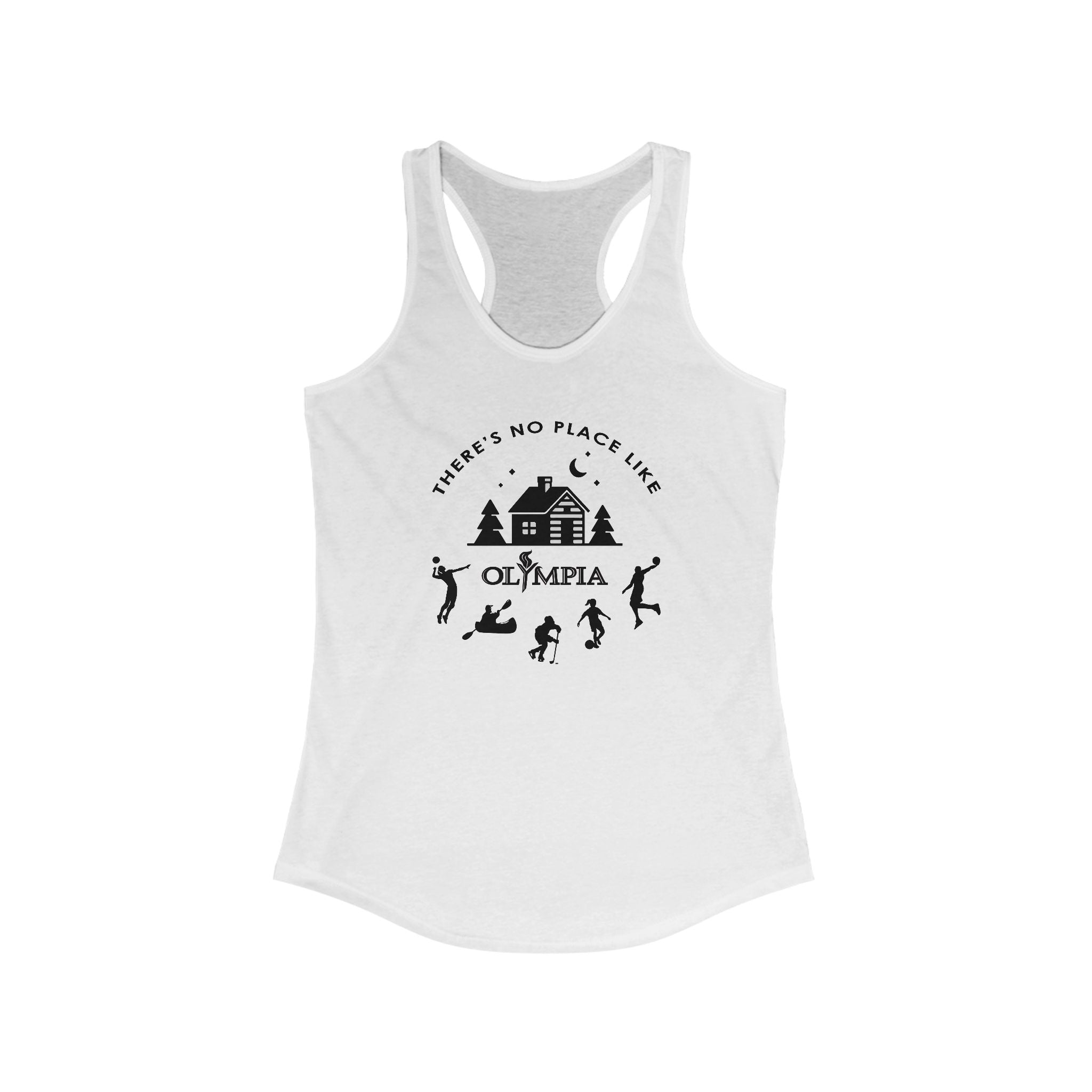 No Place Like Olympia Women's Racerback Tank Top