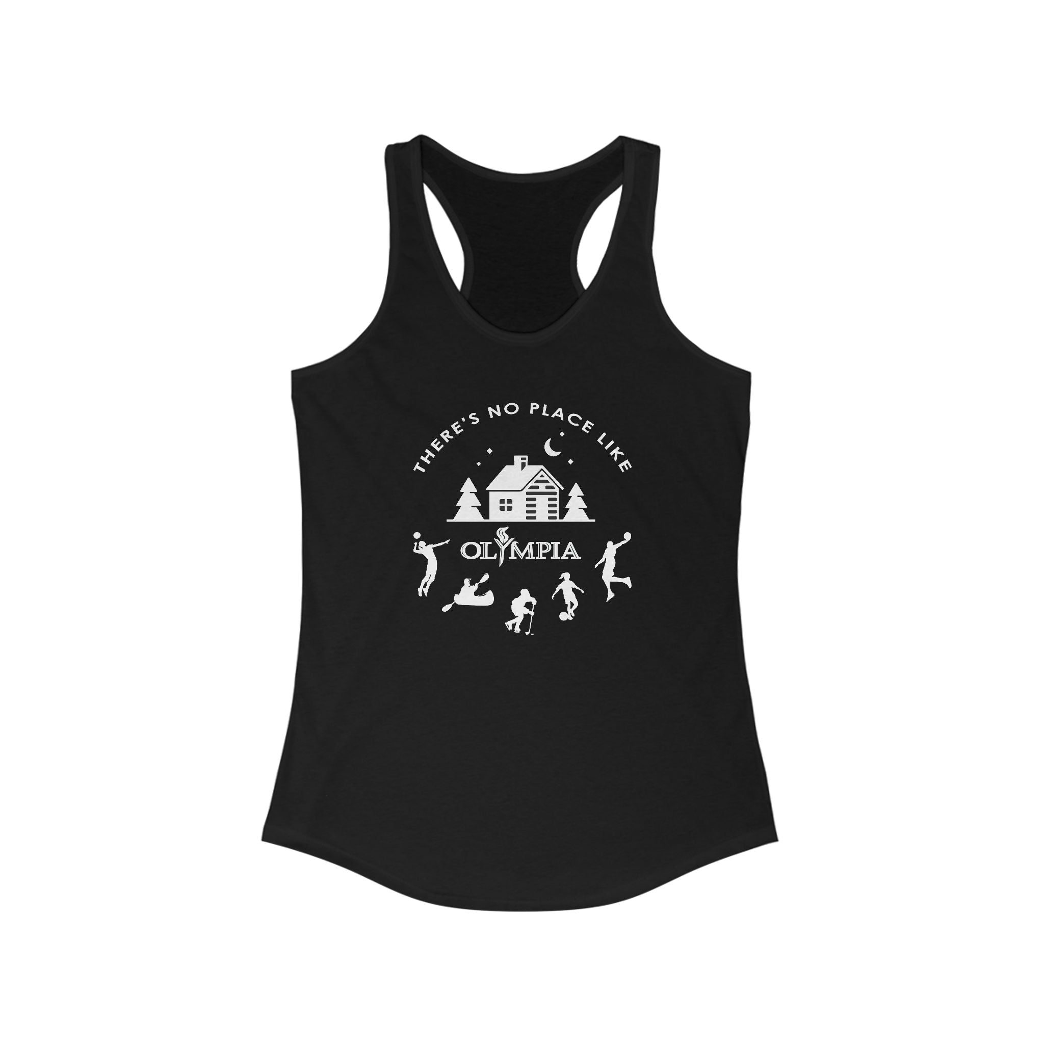 No Place Like Olympia Women's Racerback Tank Top
