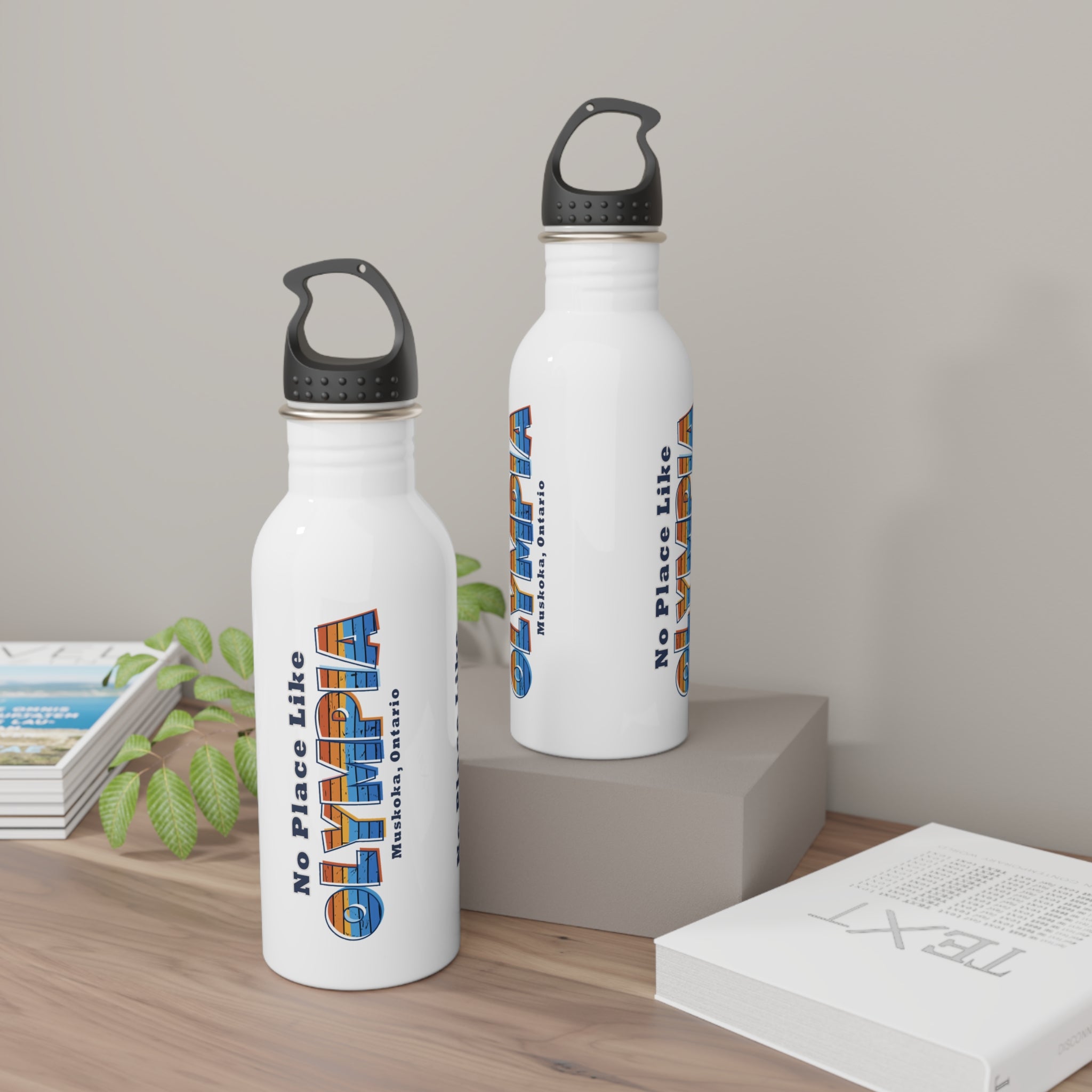 No Place Like Olympia - Stainless Steel Water Bottle