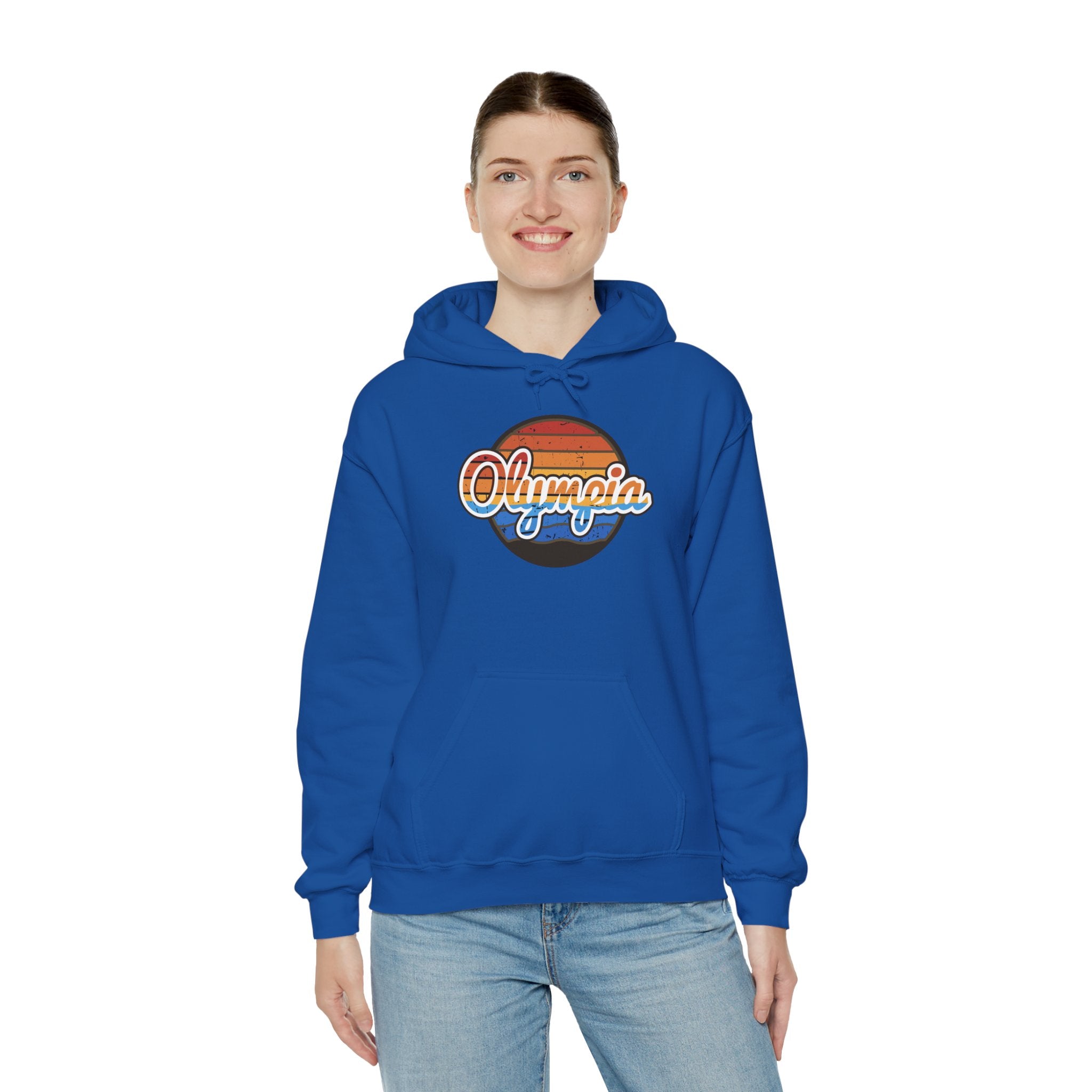 Olympia Retro Sunset Hoodie