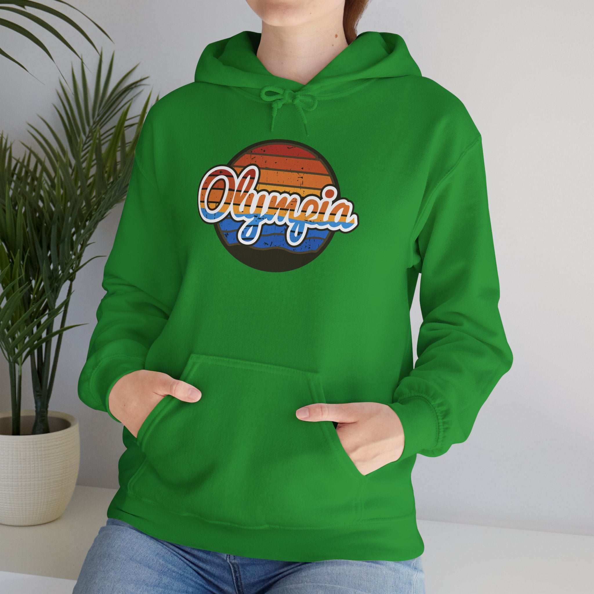 Olympia Retro Sunset Hoodie