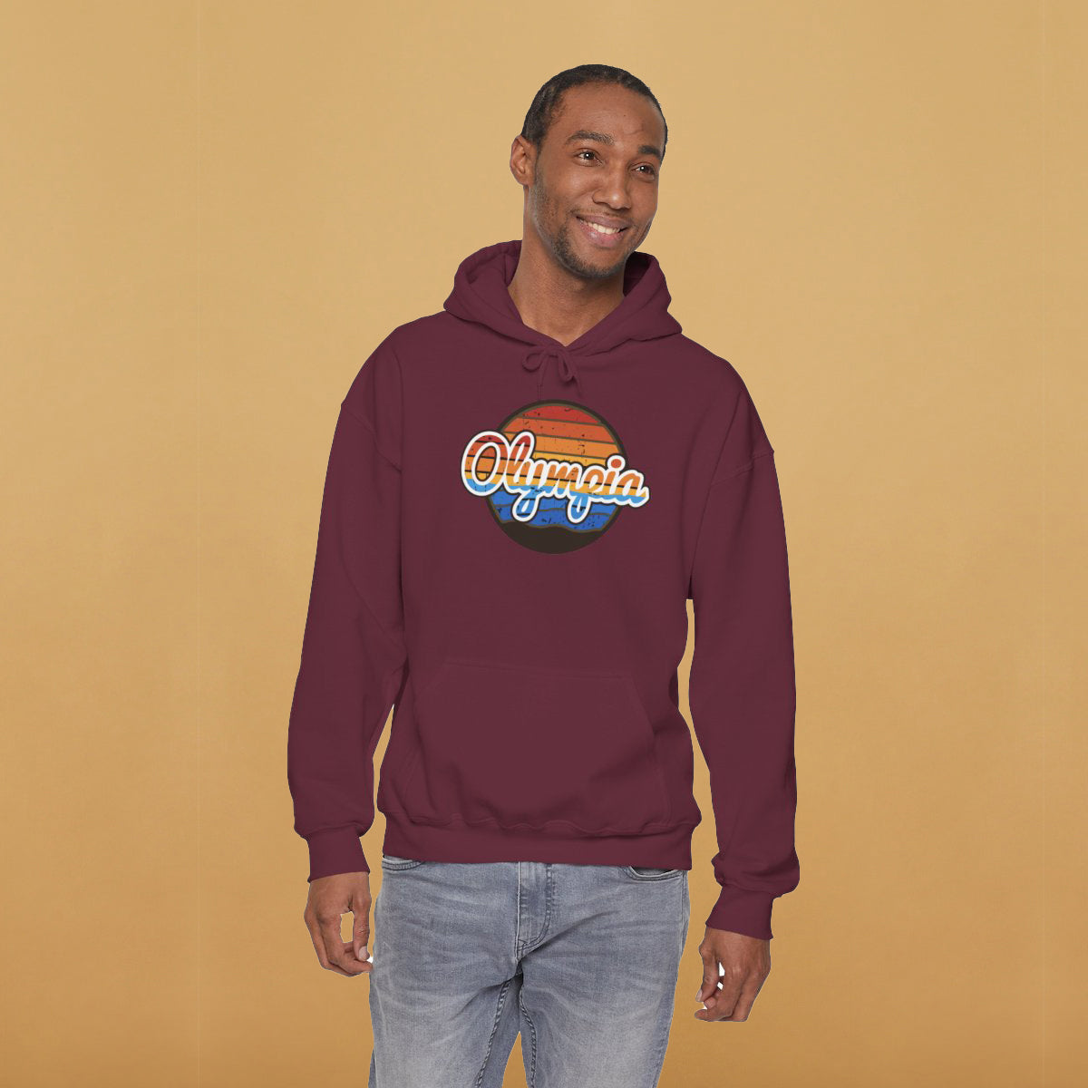 Olympia Retro Sunset Hoodie