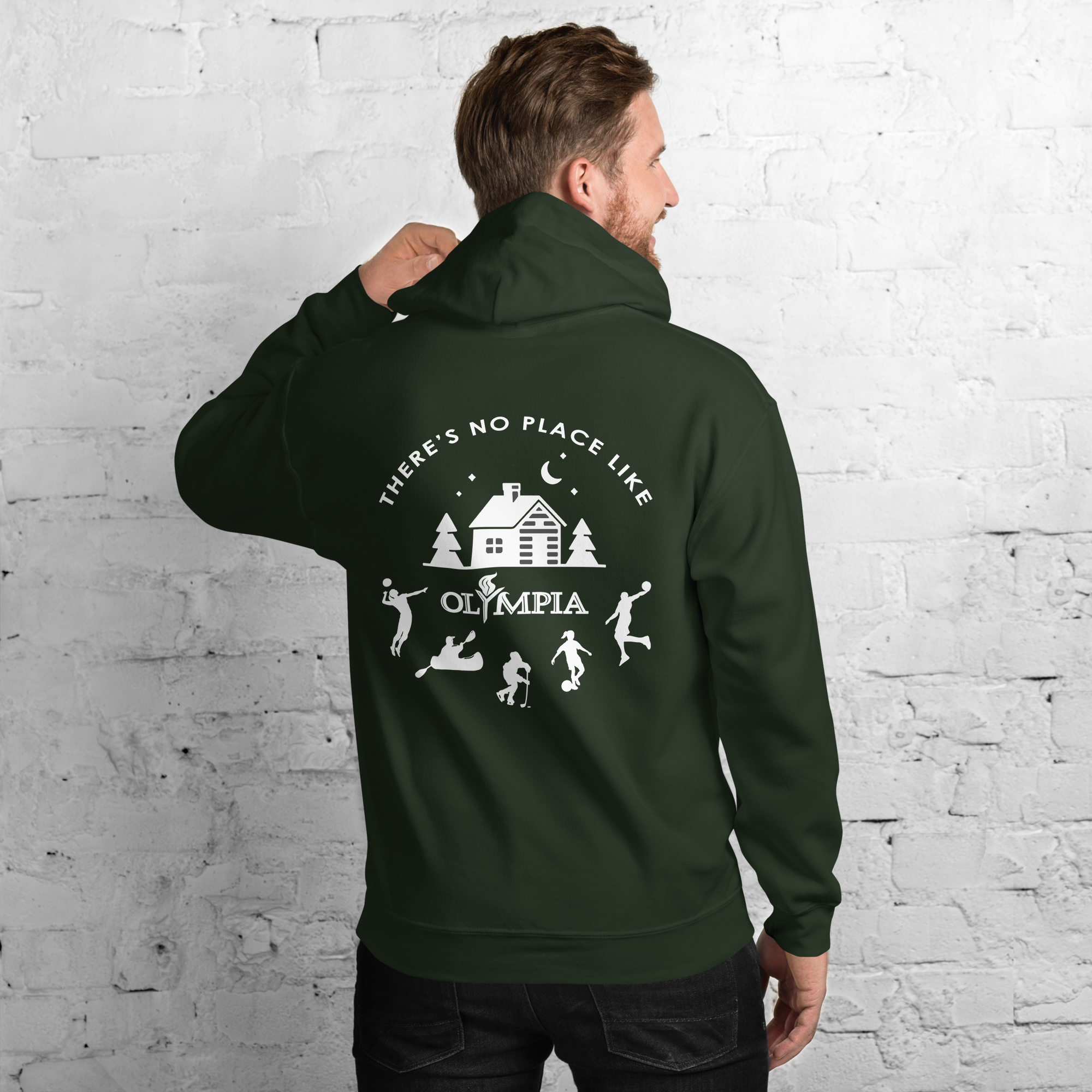 Olympia Sports Camp Hoodie - No Place Like Olympia